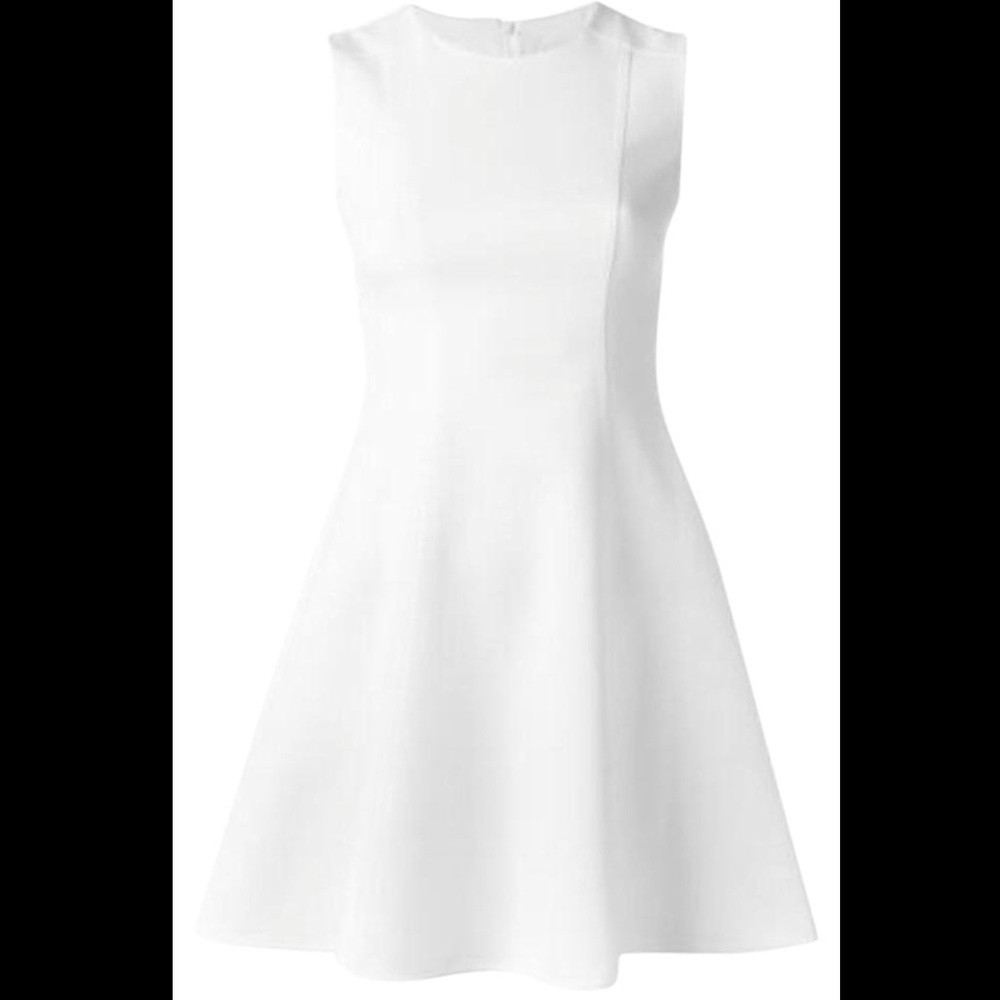 RED VALENTINO flared mini dress